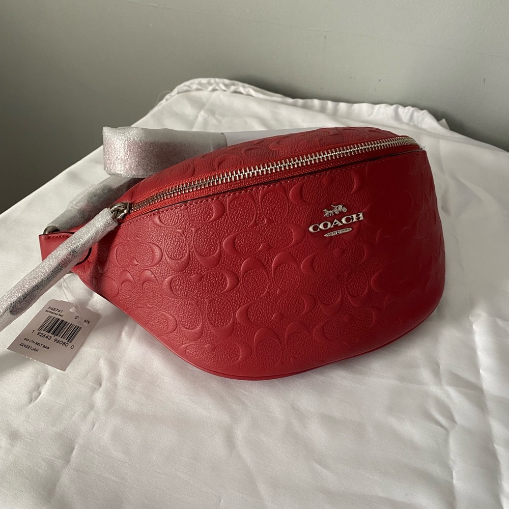 Coach Debossed pattern belt bag
